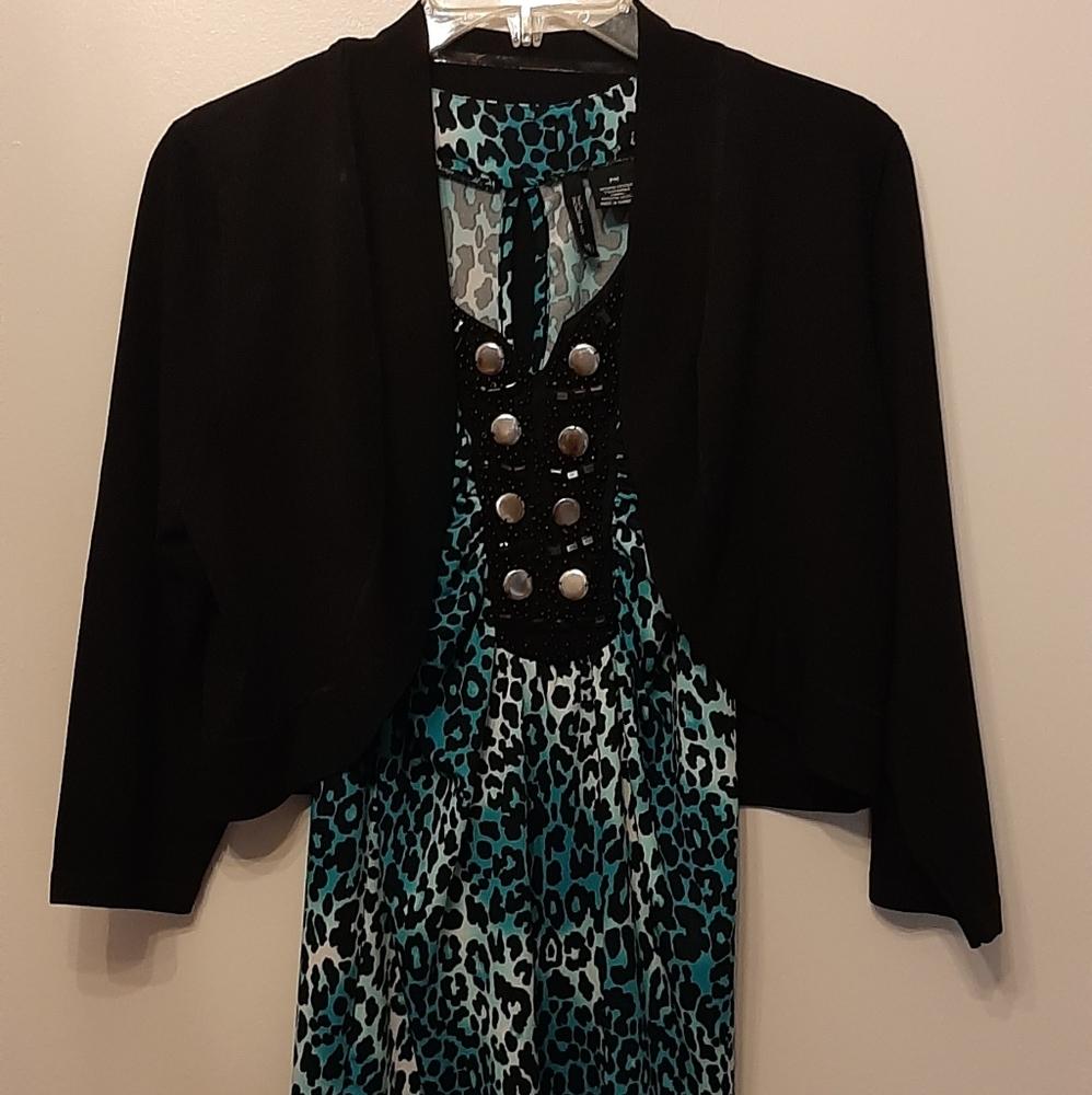 Jewelled Tank Top w/ Shrug